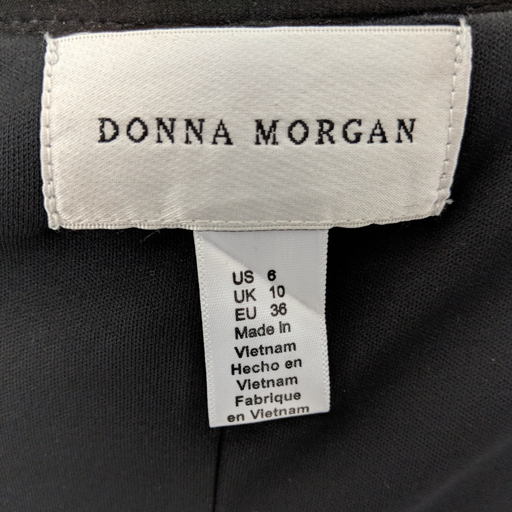 Adorable gathered waist Donna Morgan jersey dress - Picture 7 of 8